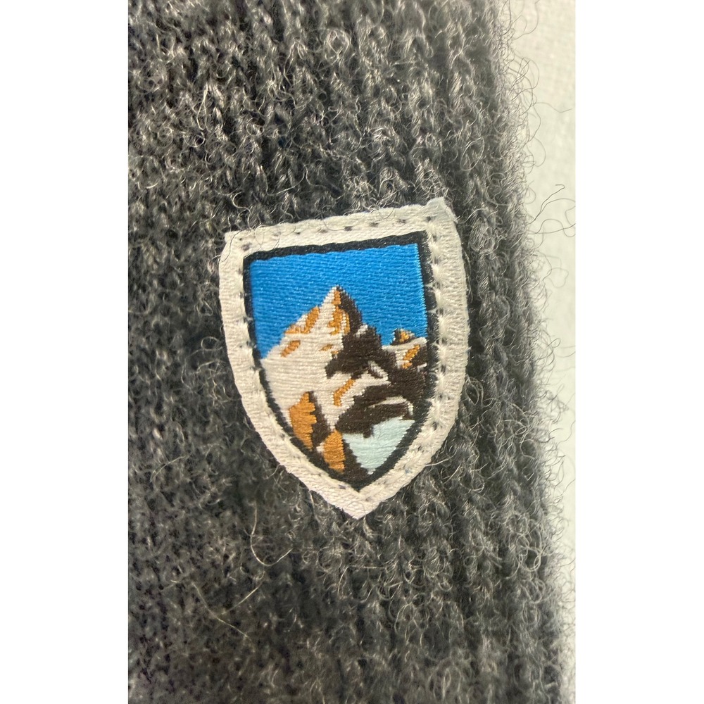 Kuhl ThermoKore Gray 1//4 Zip Sweater Pullover Wool Blend Fleece Outdoors Sz L - Picture 8 of 16